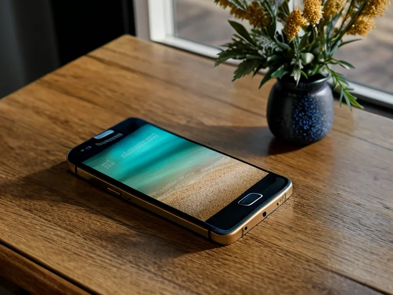 Smartphone strategisch platziert für bessere Audioaufnahme bei einem Interview
