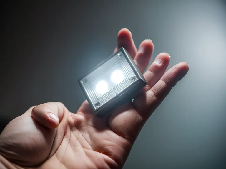 Portable LED Leuchte per App einstellen am Smartphone-Rig für Video-Interviews