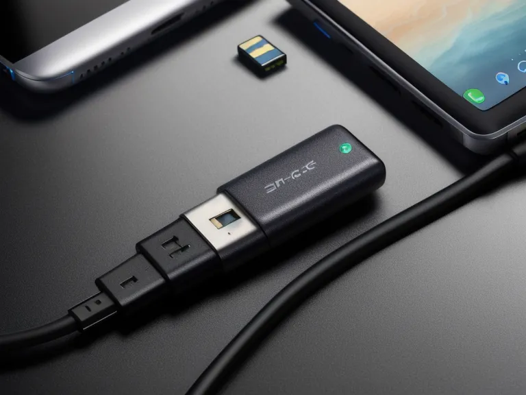 Nahaufnahme einer Powerbank, die per USB-C Kabel ein iPhone auflädt.