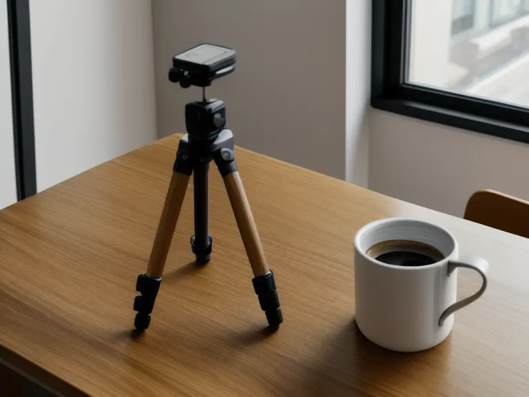Tablet verbunden mit einer externen SSD für schnellen Videoschnitt unterwegs.