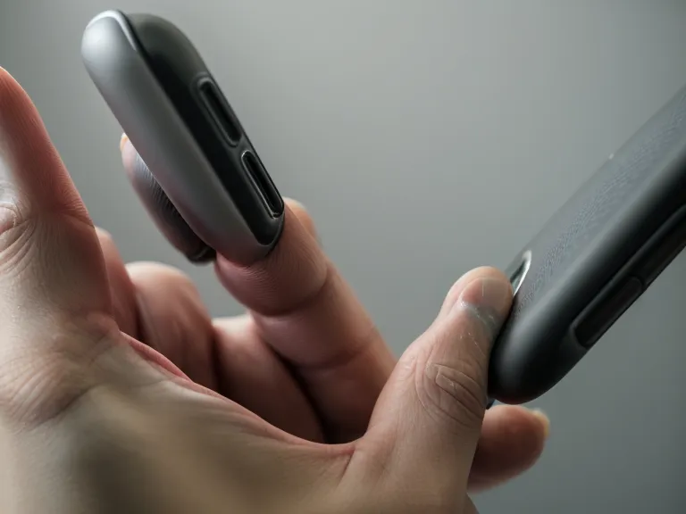 Ergonomischer Handy-Griff mit Stativgewinde für stabile Smartphone-Videoaufnahmen in Nahaufnahme