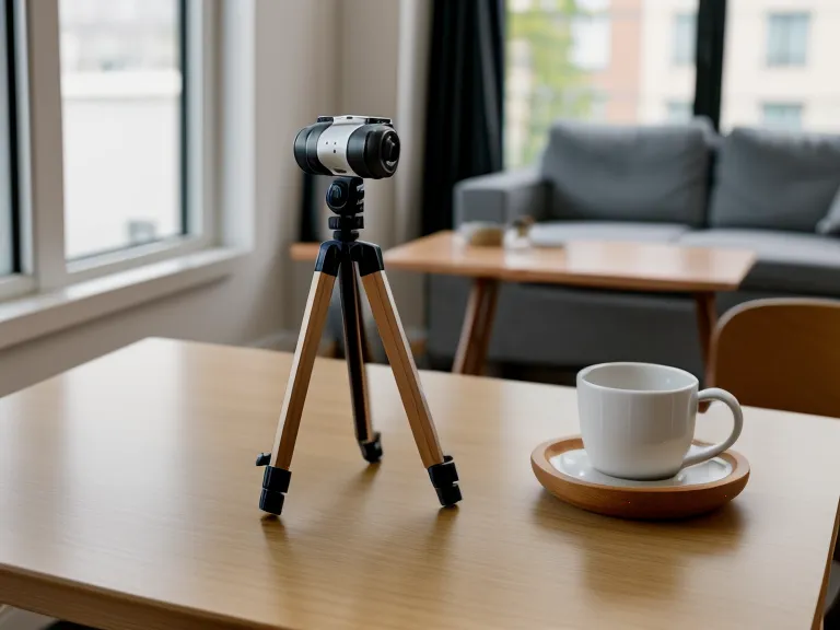 Kundenakquise für Quereinsteiger im Video-Business — Filmemacher dreht mit dem Smartphone im Café