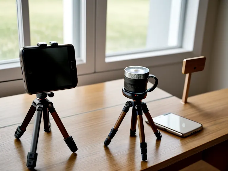 Nahaufnahme eines iPhone-Bildschirms mit Kameraeinstellungen für Smartphone-Filmmaking im Yogastudio