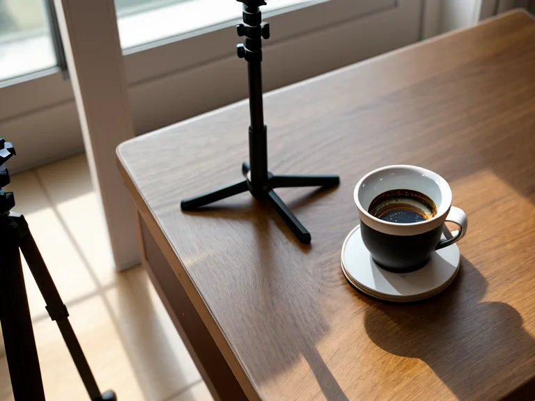 Schnittplatz mit Laptop, DaVinci Resolve und iPhone auf Stativ für die Kundenakquise als Filmemacher