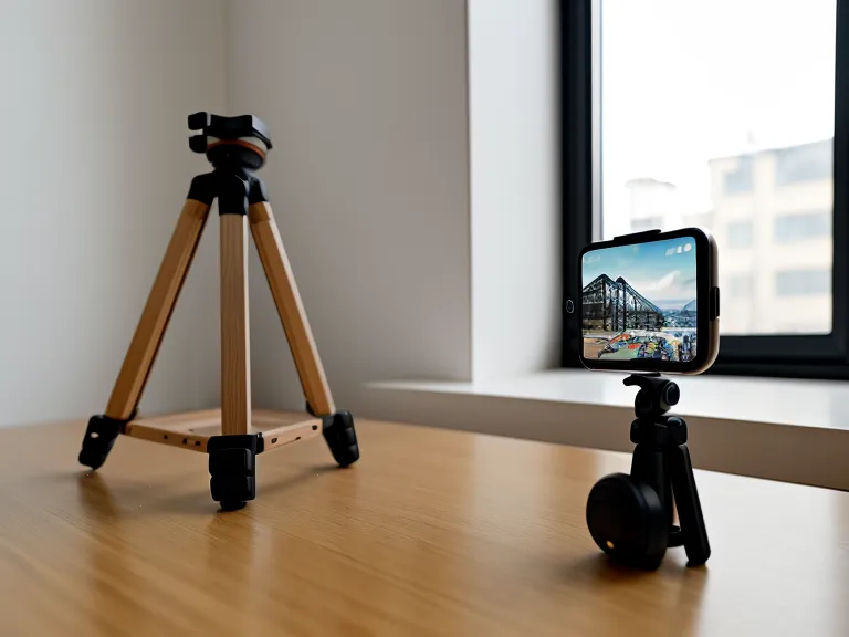 Mobiler Field Monitor an einem Smartphone-Rig während eines Videodrehs für Quereinsteiger im Filmgeschäft