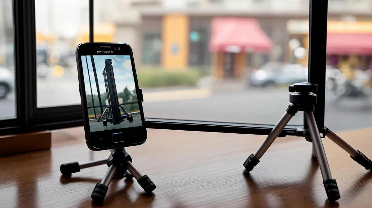 Manueller Weißabgleich für Smartphone Videos für natürliche Farben am Set