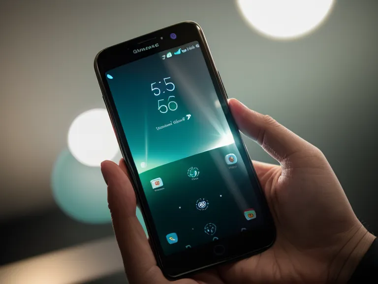 Nahaufnahme der manuellen Kelvin-Einstellung in einer Smartphone-Kamera-App.