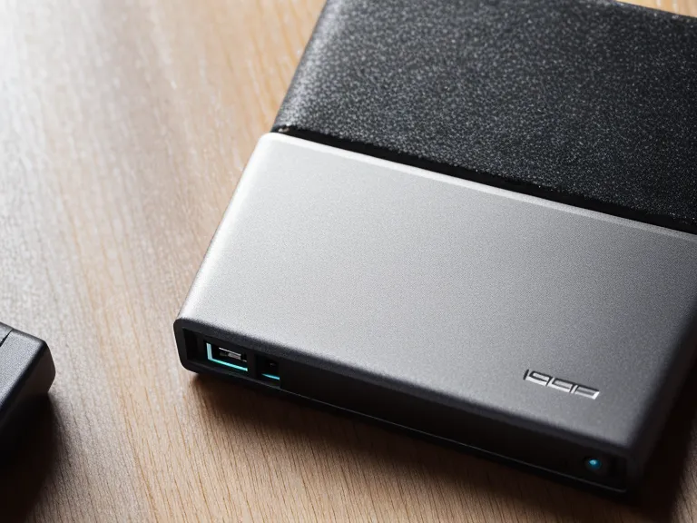 Externe SSD Festplatte neben Laptop für den Videoschnitt von 4K Material