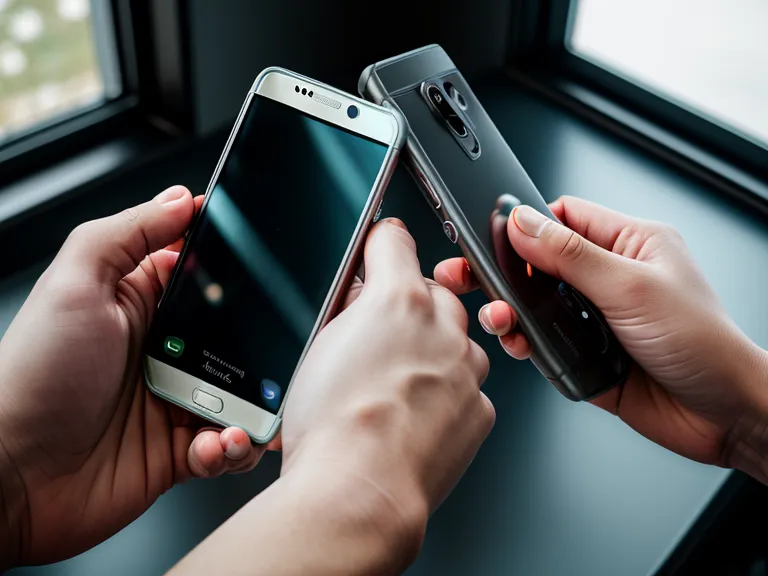 Filmemacher kontrolliert die Smartphone-Kameralinse vor dem Dreh – Equipment-Pflege für mobile Content-Produktion
