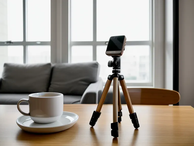 Nahaufnahme einer anamorphotischen Linse mit 17mm Gewinde für Smartphones