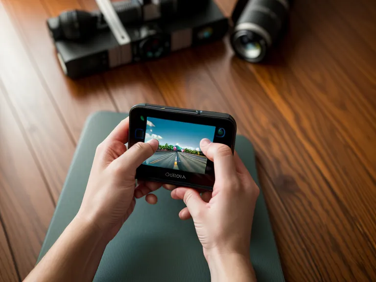 Filmemacher dreht eine Yoga-Session mit dem Smartphone für einen Imagefilm mit gutem Sound Design