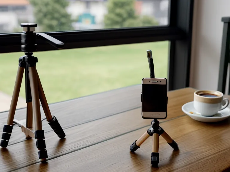 Organisierte Kameratasche mit Videoschnitt-Zubehör für iPhone-Filmer, USB-C Hub und externer SSD